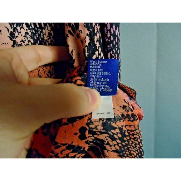 Apt. 9 Multicolored Animal Print Tank Blouse Womens Size XL - Picture 5 of 8